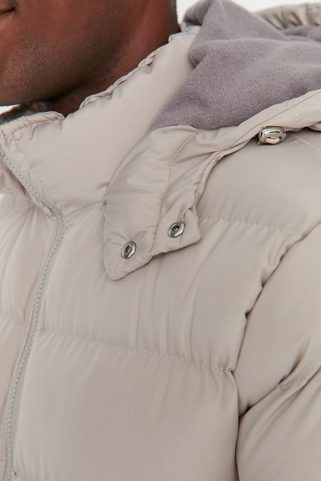 TRENDYOL MAN Haki Regular Fit Ruzgara ve Suya Dayan?kl? Sisme K?sl?k Mont TMNAW22MO0132 - Trendyolmilla фото 8