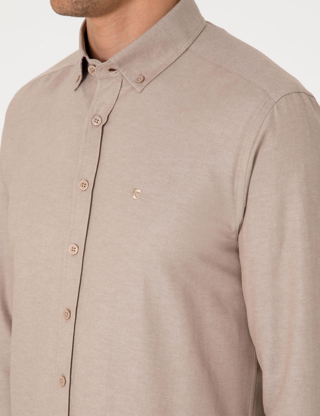 Vizon Oxford Slim Fit Kolay _t_lenebilir G_mlek