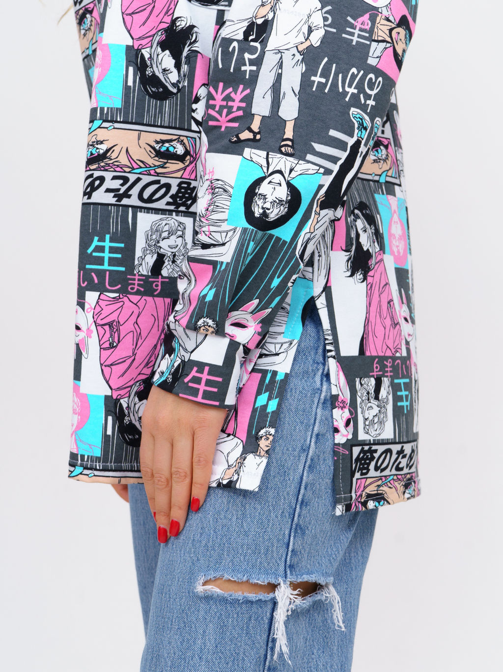 942 Туника-Рубашка "Аниме"