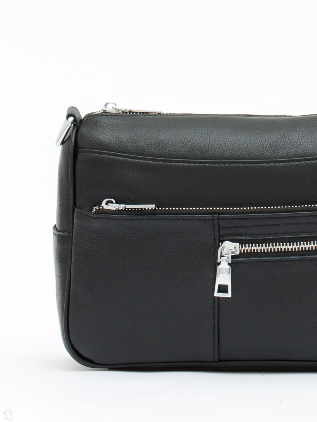 Сумка женская кожаная 2041-9NN black Natale Navetta