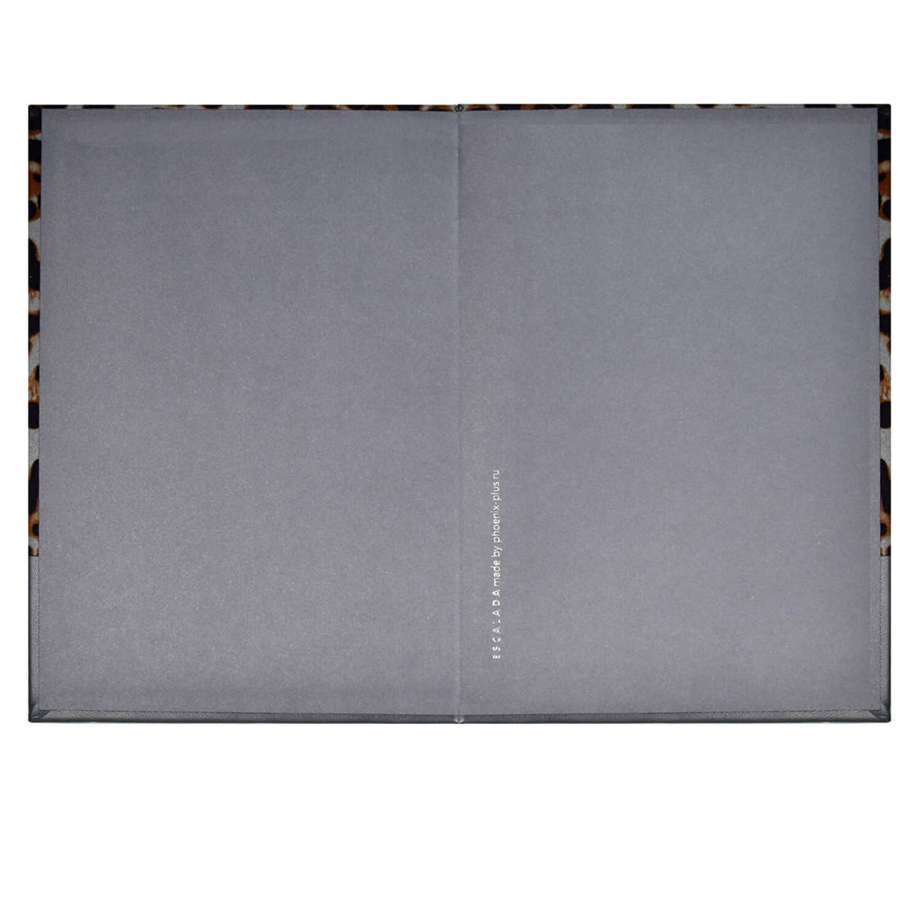 Ежедневник недатированный ESCALADA, А5, 160 л., арт. 64214/ 15 ЛЕОПАРД СЕРЫЙ  фото 9