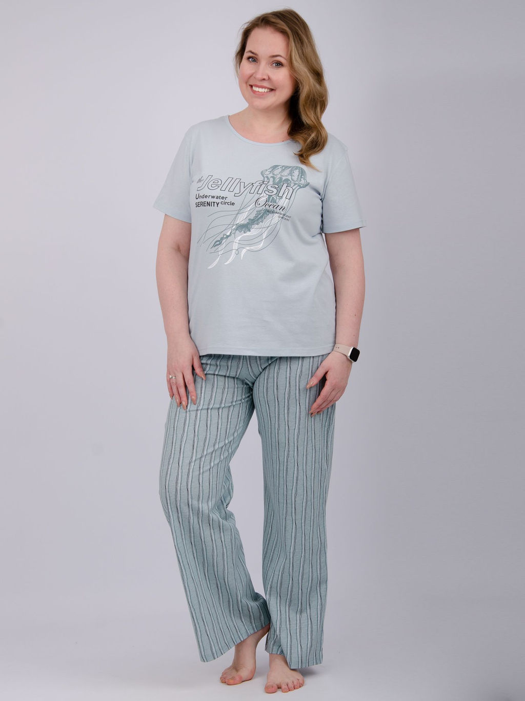 Пижама "Джелли 2" брюки, трикотаж