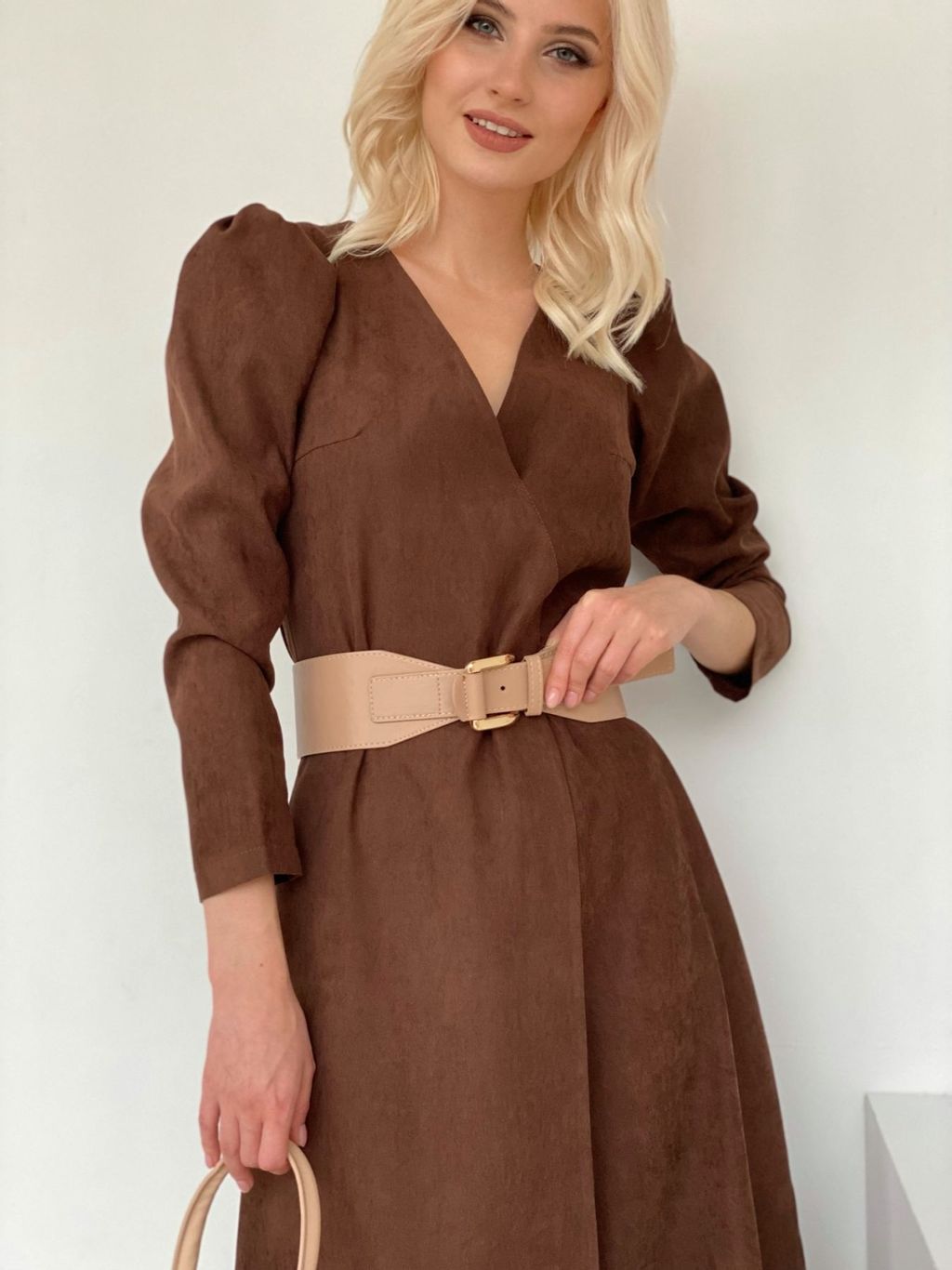 Платье с запахом черное - Martichelli фото 29