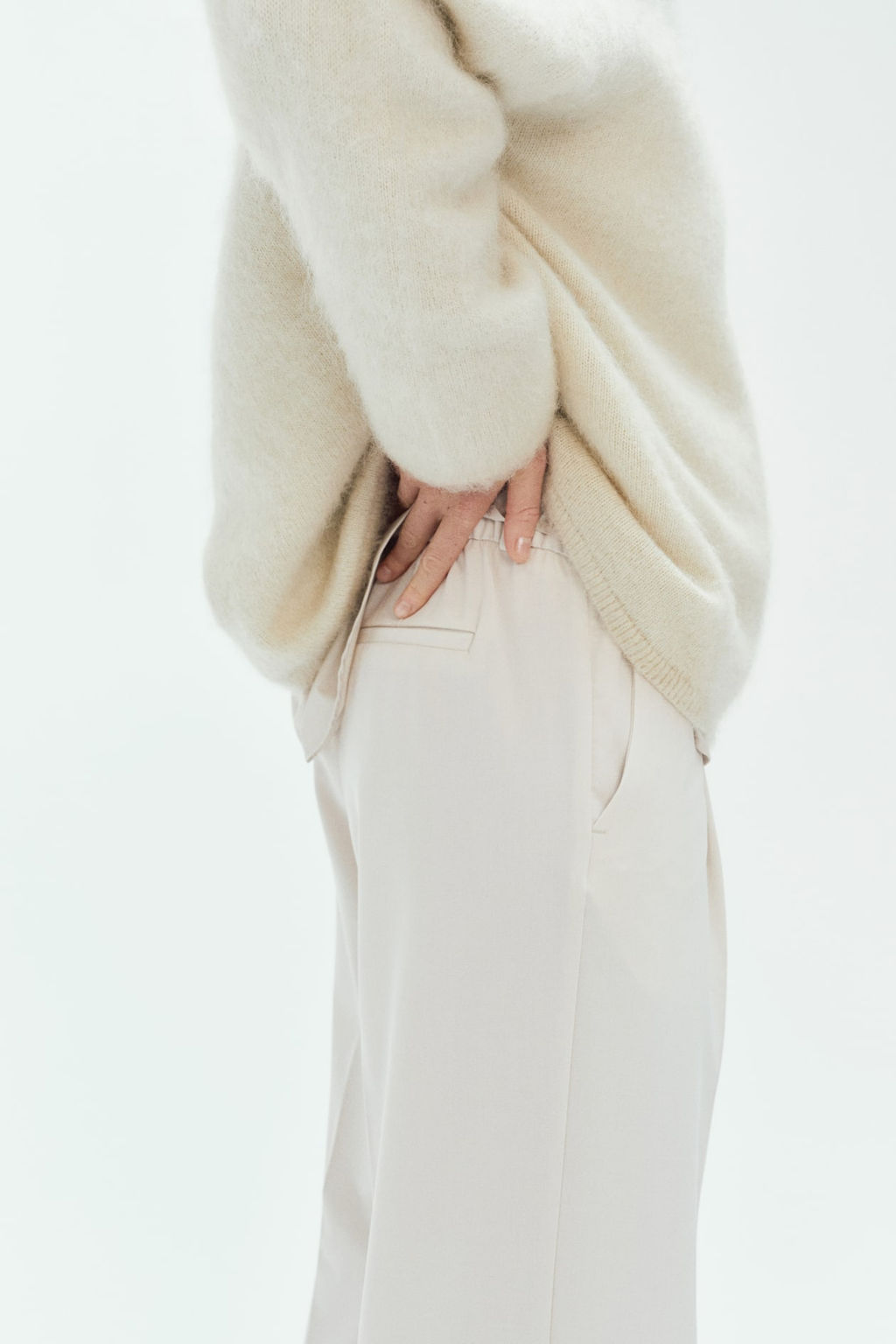 MAMA Pantalon sastre amplio - H&m фото 2