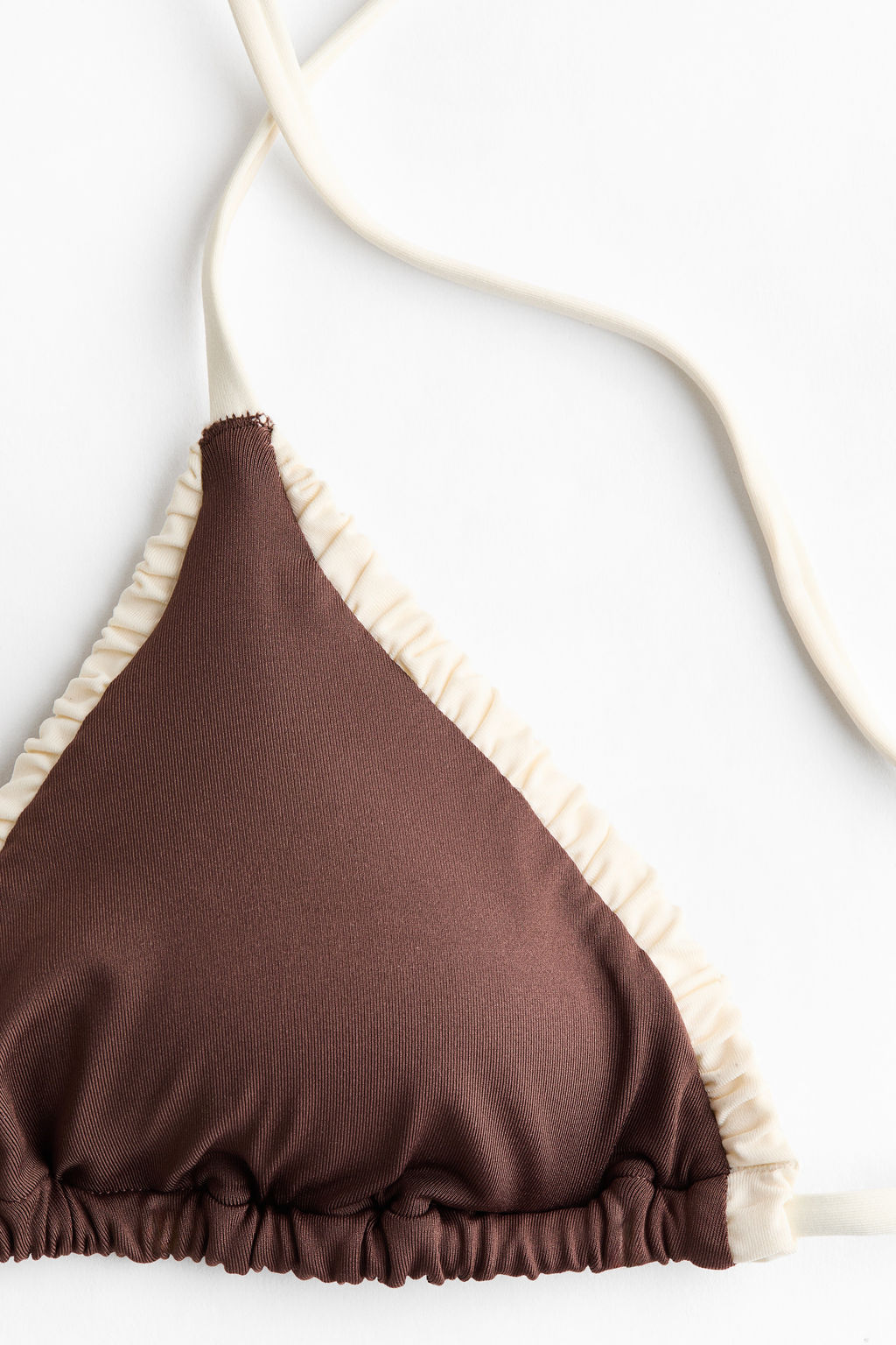 Top de bikini triangular con relleno - H&m фото 6