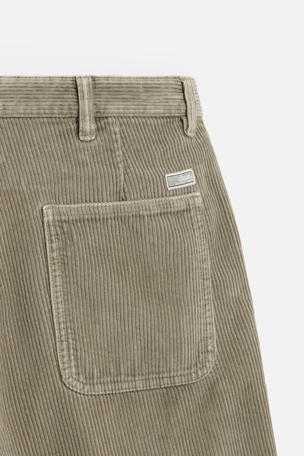 CORDUROY CARROT FIT TROUSERS - Zara фото 18