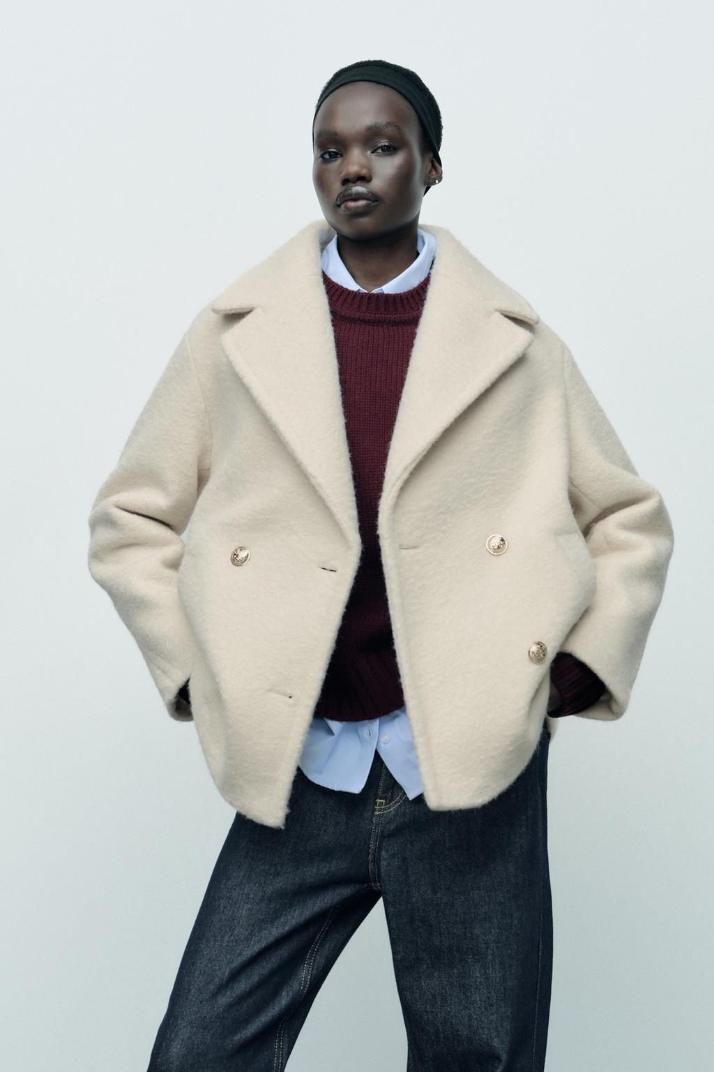 SEMI-LONG BOUCLE COAT - Zara фото 4