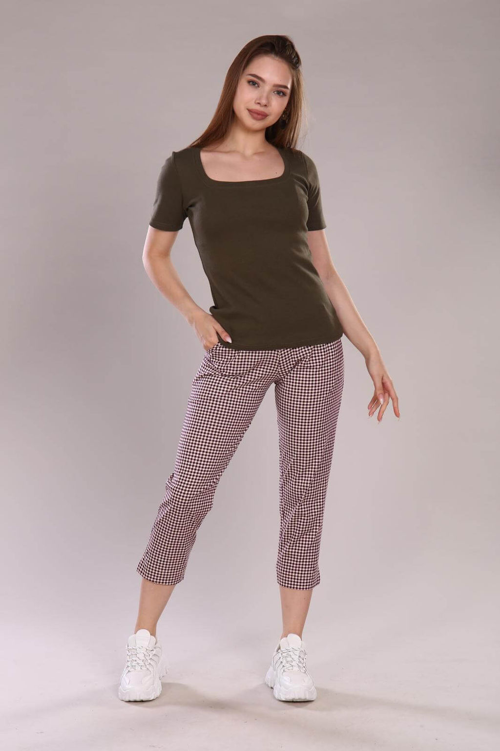 IV-CAPRIZ Магнит - брюки фиолетовый  фото 8