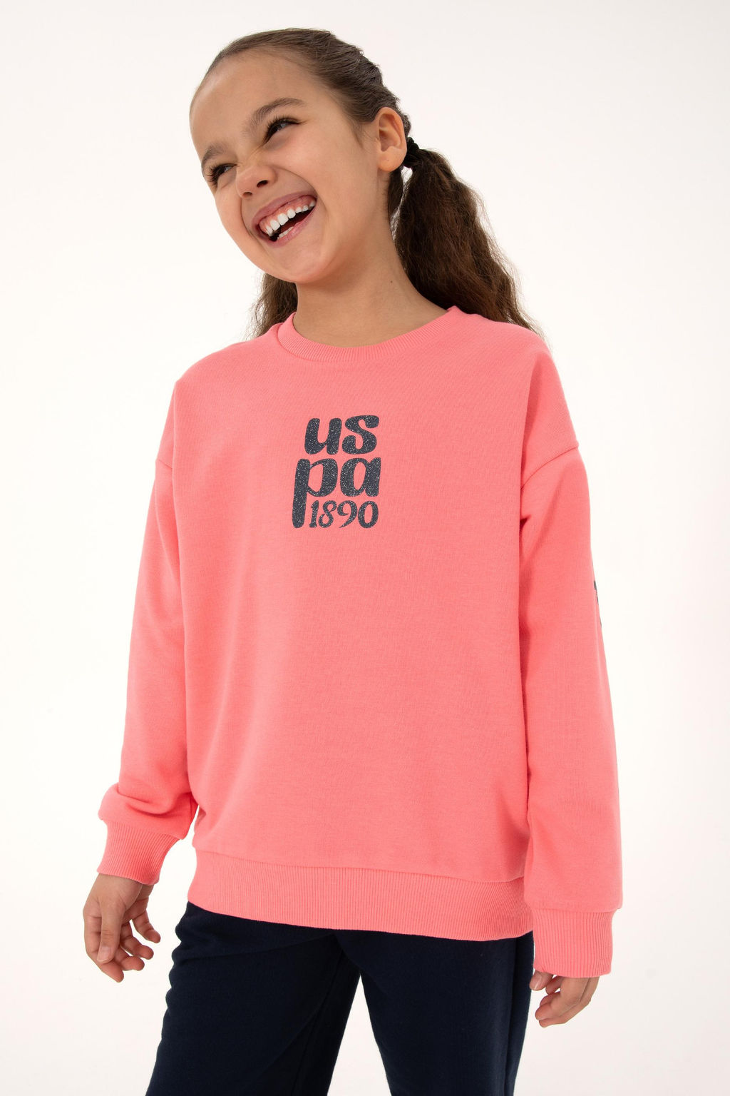 K_z _ocuk Neon Pembe Pijama Tak_m_ Sepette S_rpriz _ndirim - U.s. polo assn фото 9