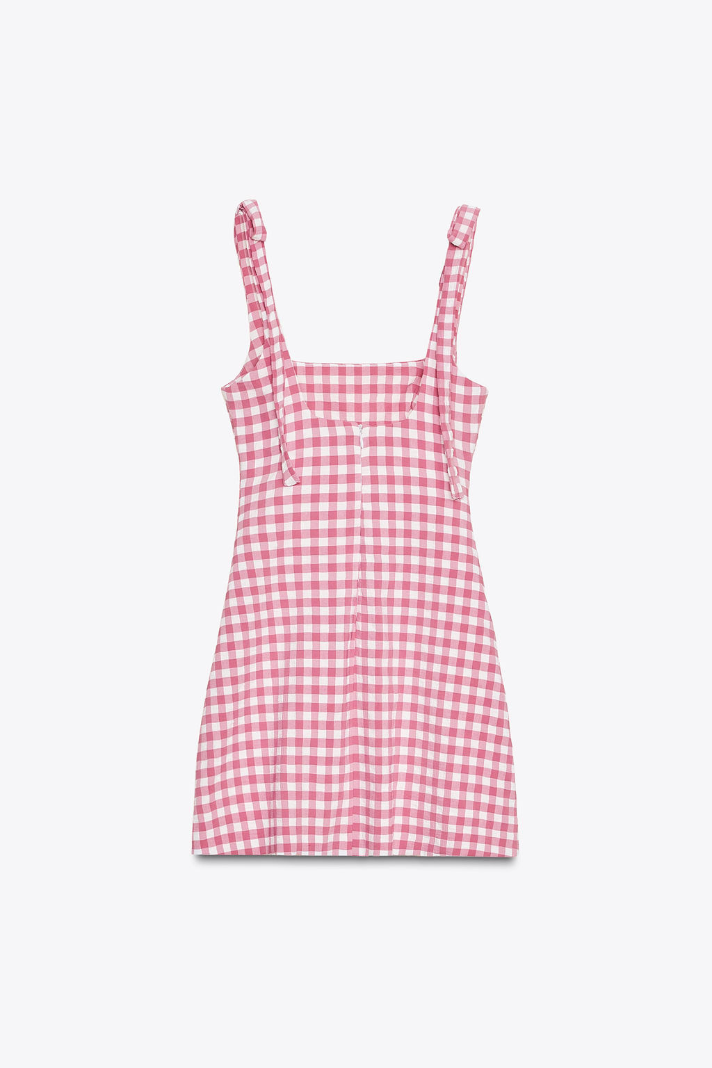 GINGHAM CHECK DRESS WITH BOWS