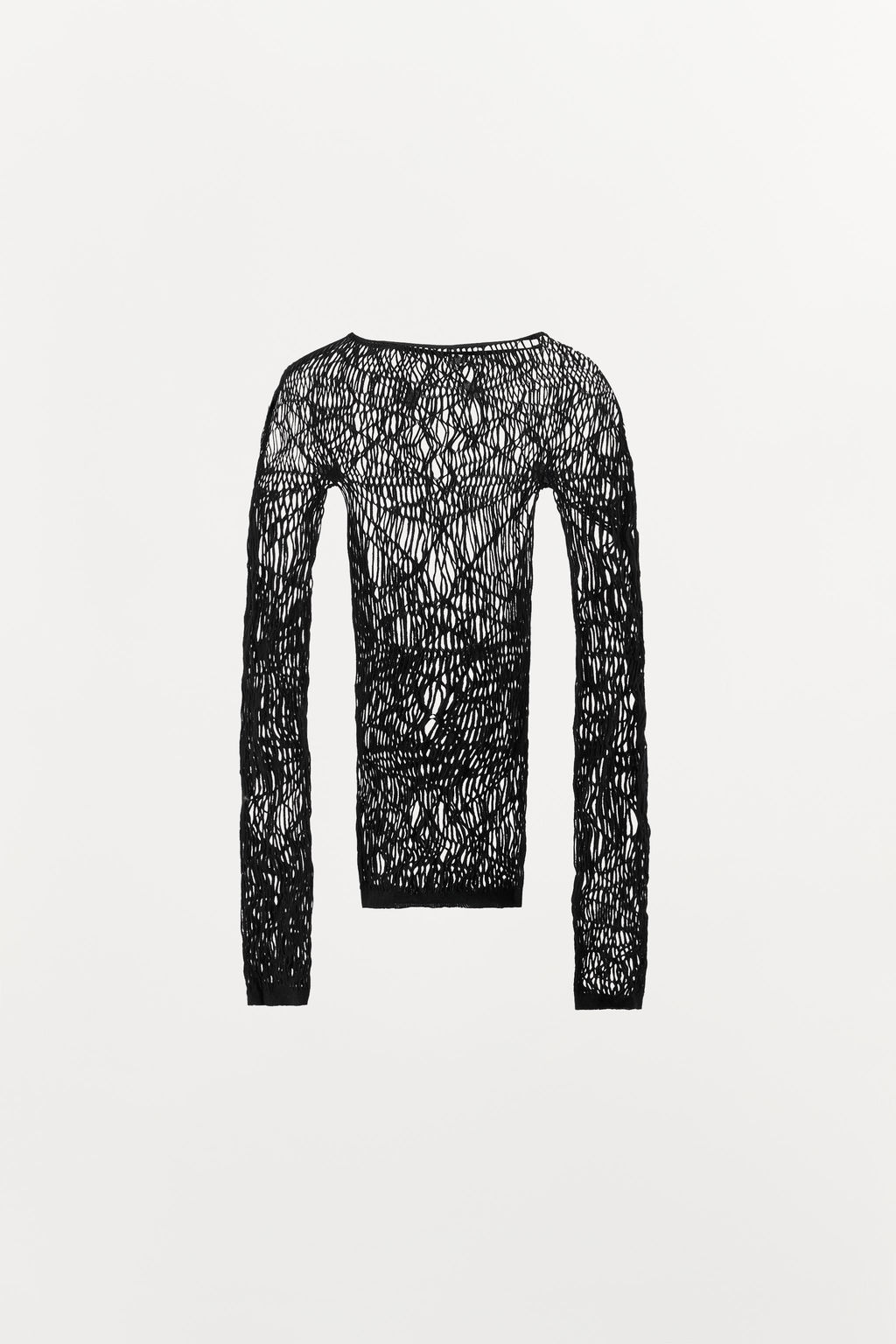 LIMITED EDITION SEAMLESS SEMI-SHEER T-SHIRT - Zara фото 4