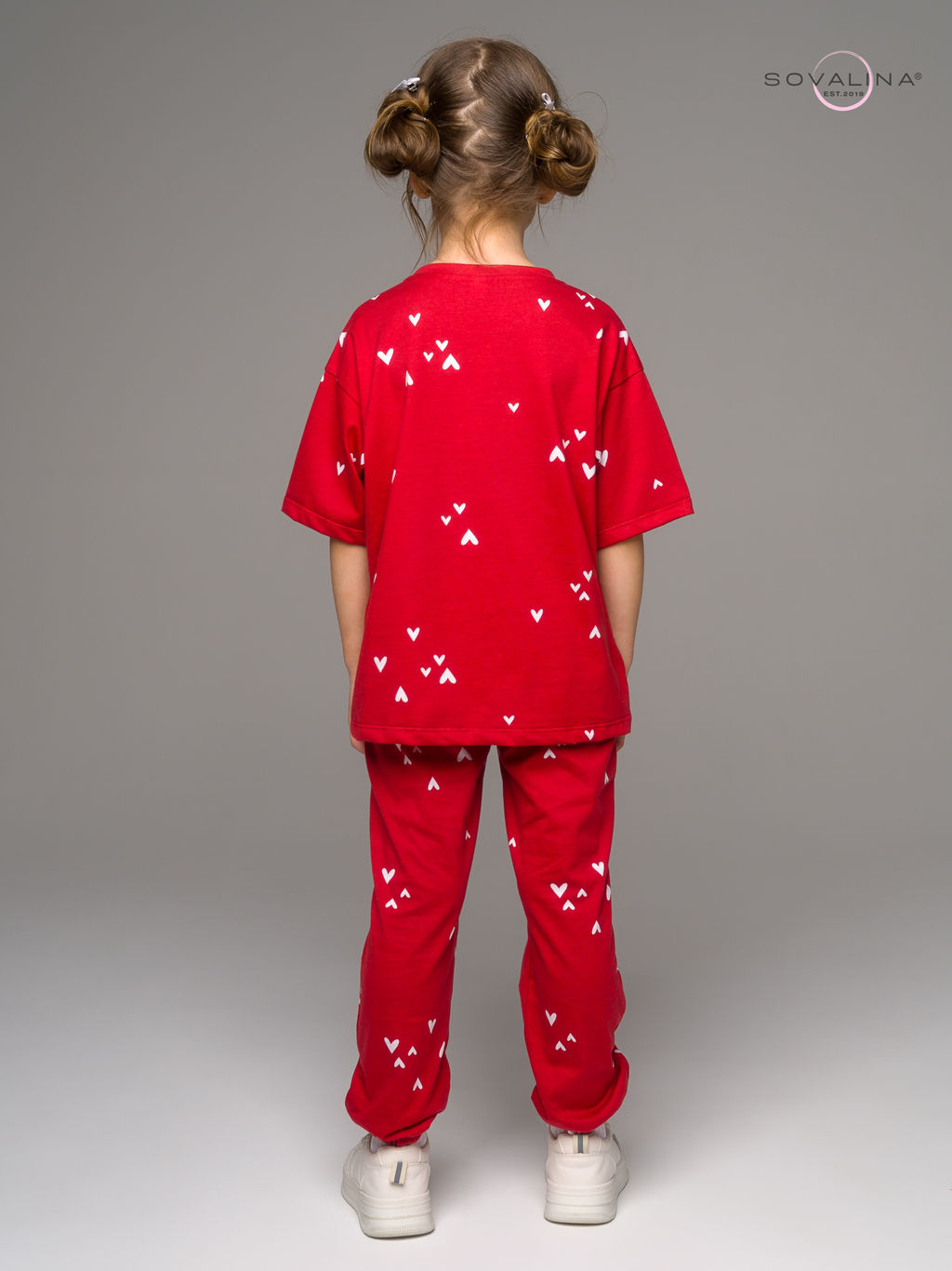 Костюм Daily girl беленькие сердечки mini - Sovalina фото 9