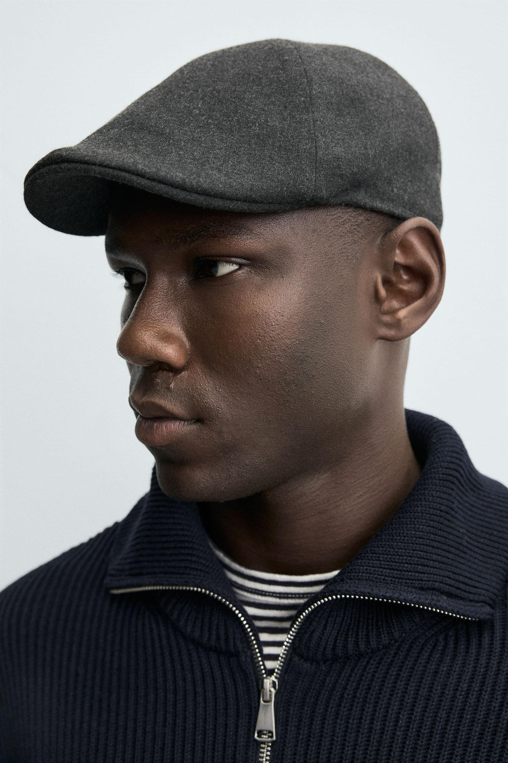 BOINA FRANELA / Gris oscuro - Zara фото 4