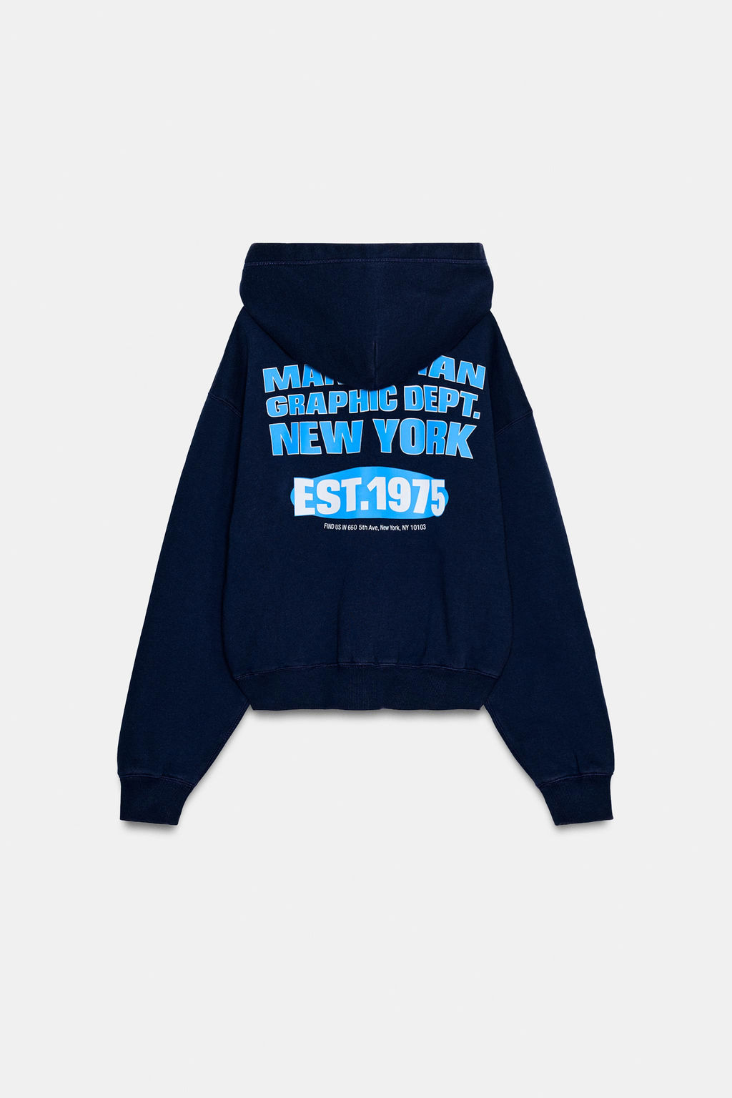 SLOGAN PRINT HOODIE - Zara фото 7