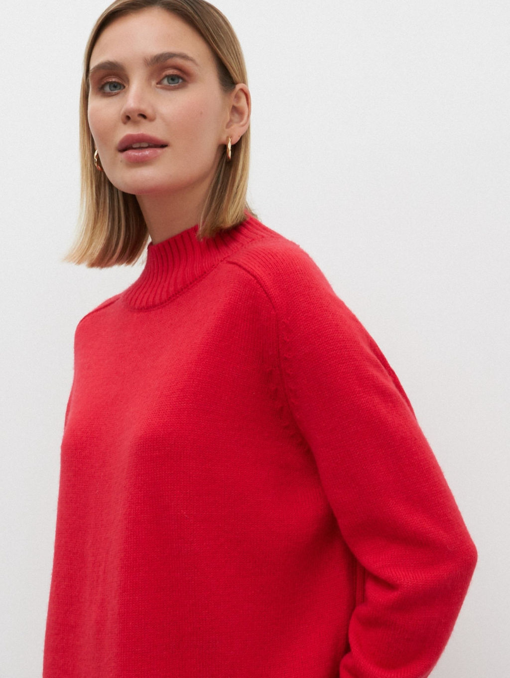 Conso/KJL 220629 - red Джемпер женский  фото 2