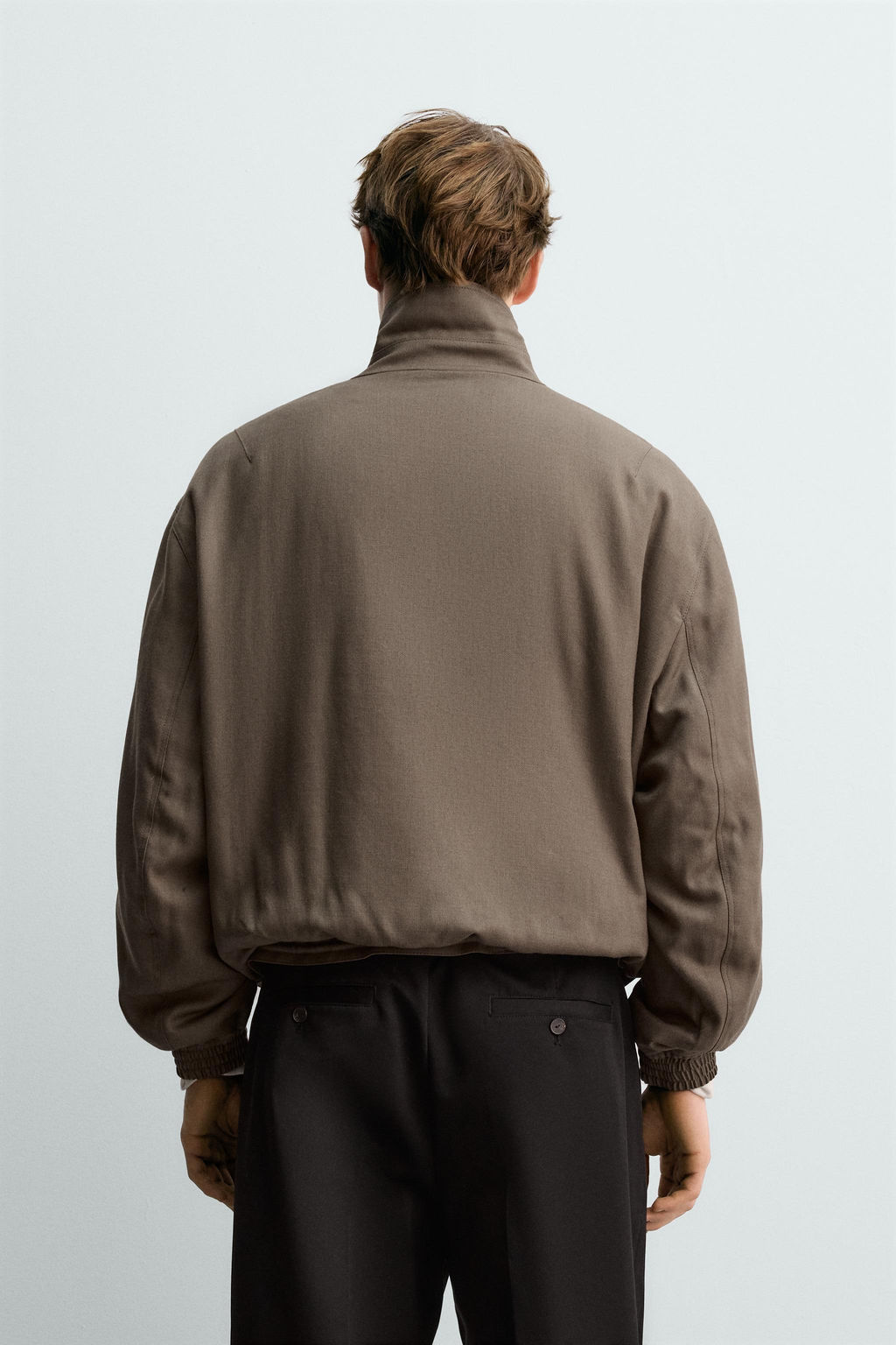 QUILTED 100% WOOL JACKET AARON LEVINE X ZARA фото 3