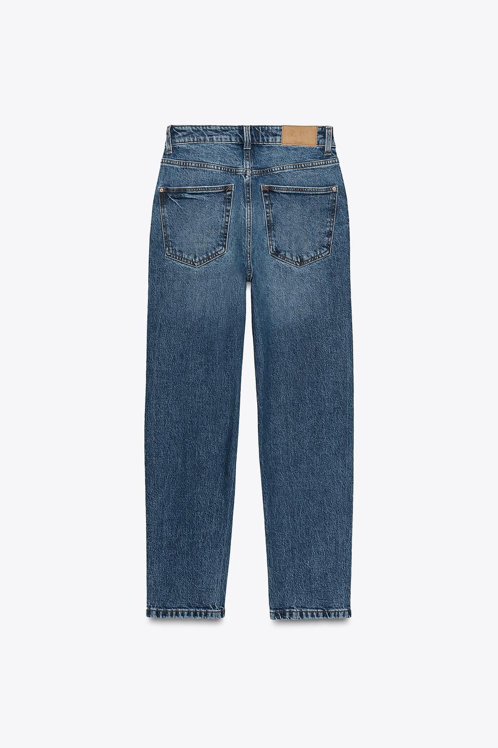 Z.01 MOM FIT COMFORT HIGH-WAIST JEANS - Zara фото 2