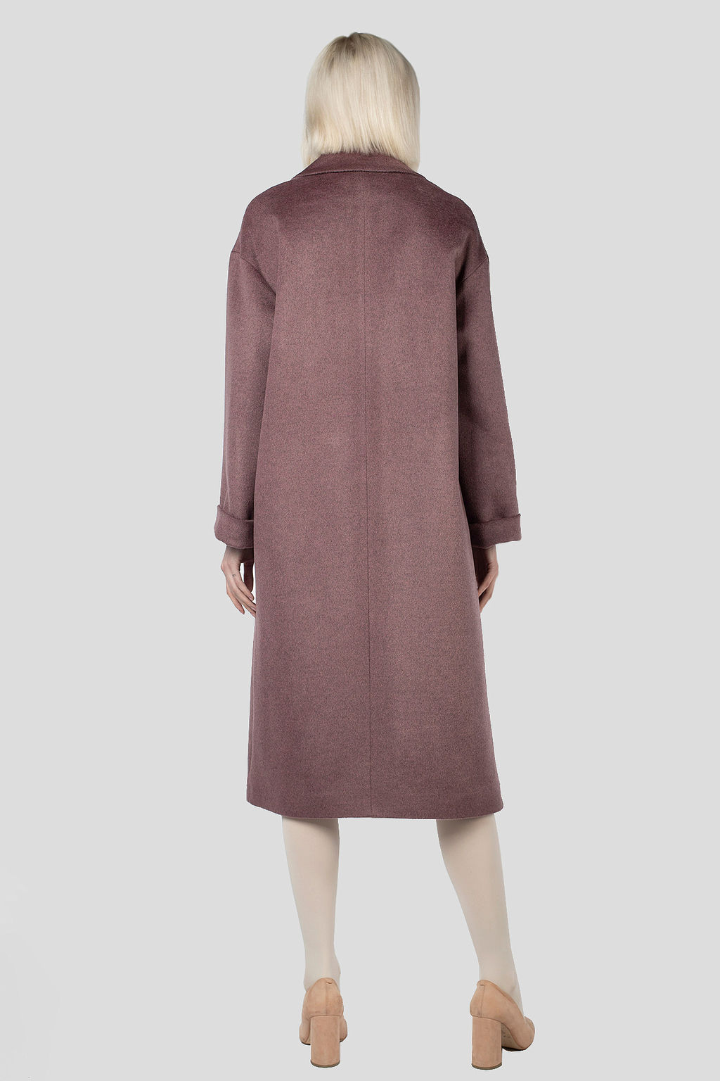 Пальто женское демисезонное (пояс) - El podio фото 5