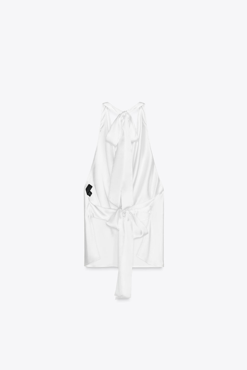 SATIN HALTER TOP - Zara фото 18