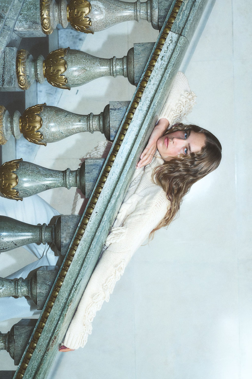 Cable-knit polo-neck jumper - H&m фото 3