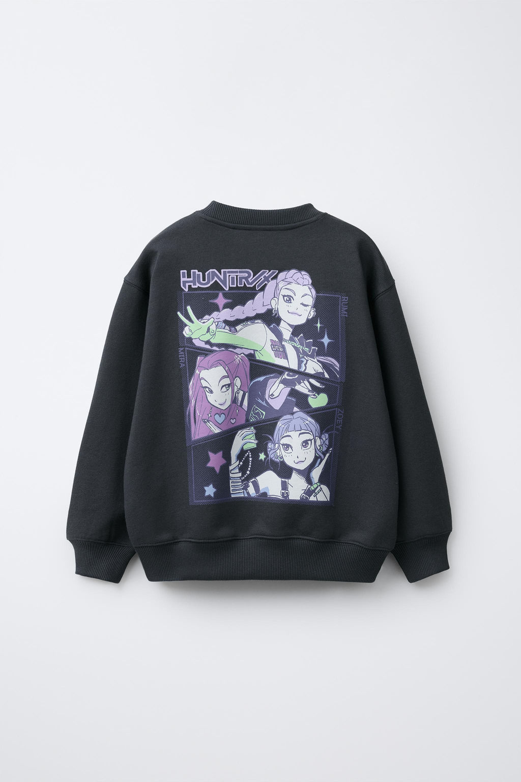 KPOP DEMON HUNTERS NETFLIX PRINTED SWEATSHIRT - Zara фото 7