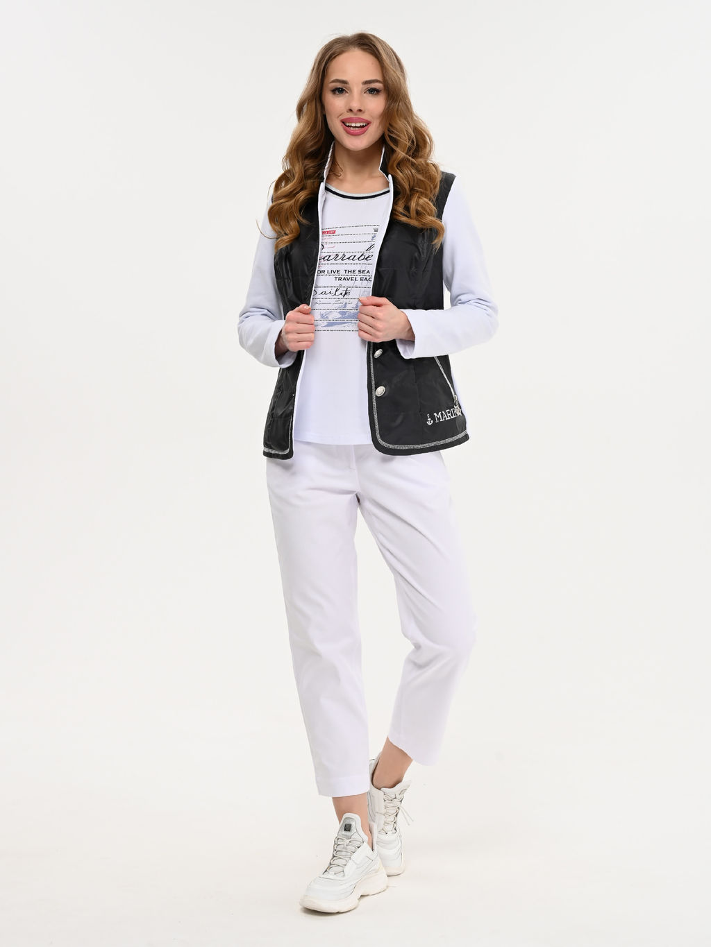 Легкие и комфортные летние брючки из хлопка с добавлением лайкры. - А+б коллекция фото 4