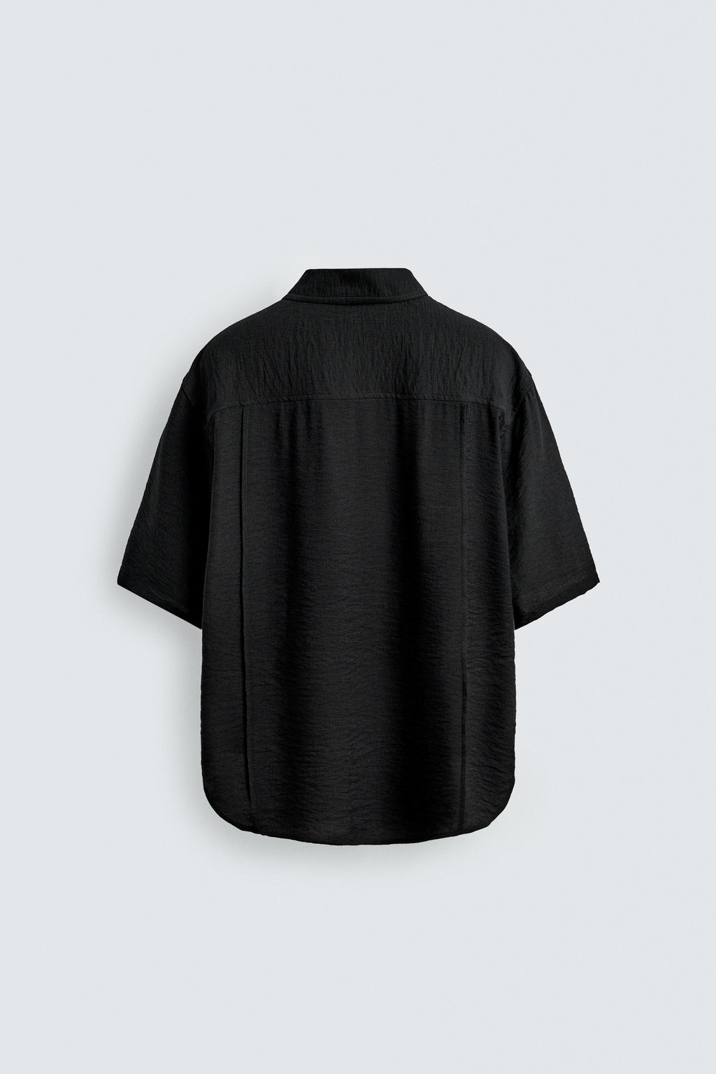 CAMISA FLUIDA TEXTURA / Negro - Zara фото 7