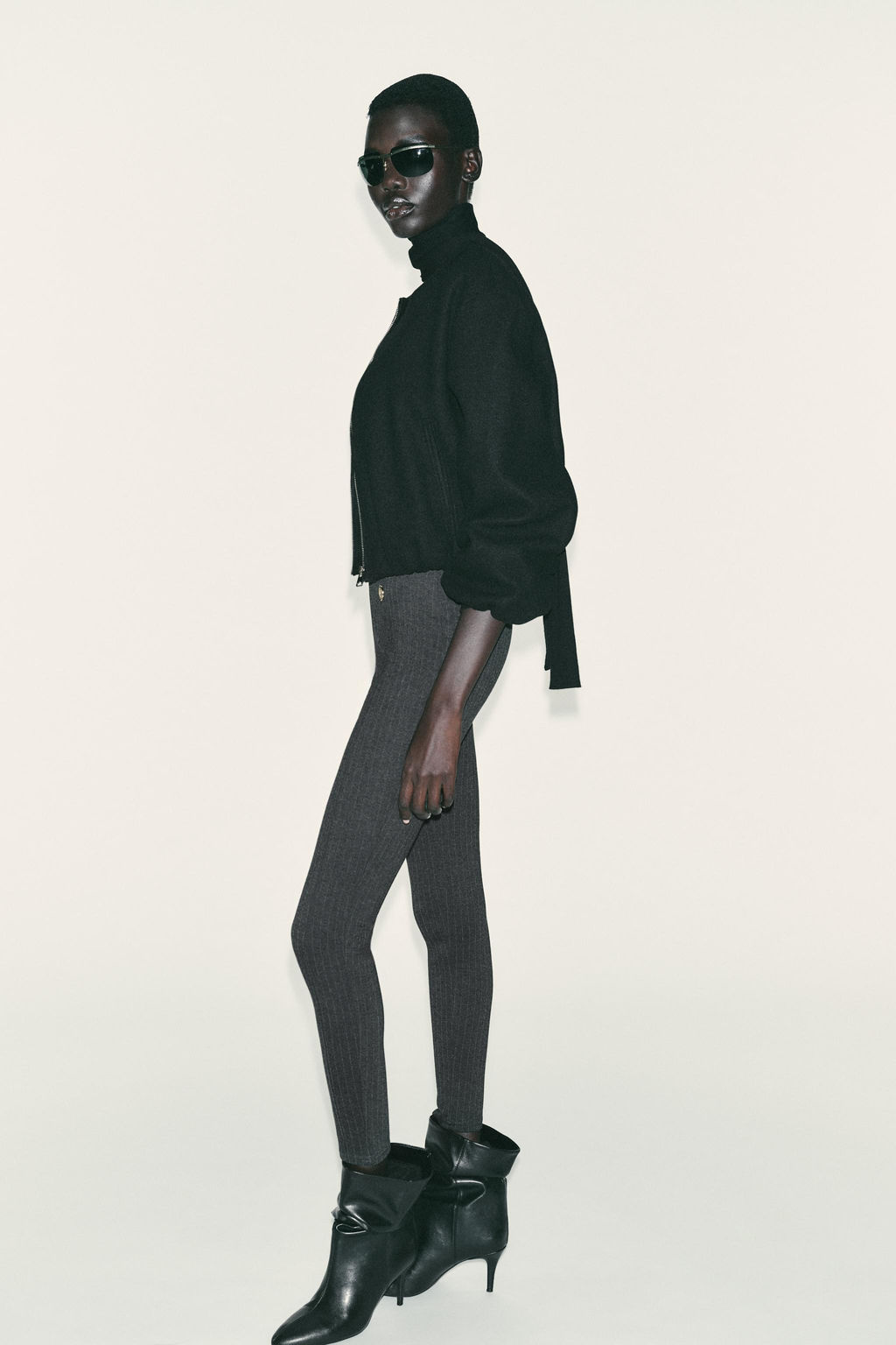 BUTTON LEGGINGS - Zara фото 6