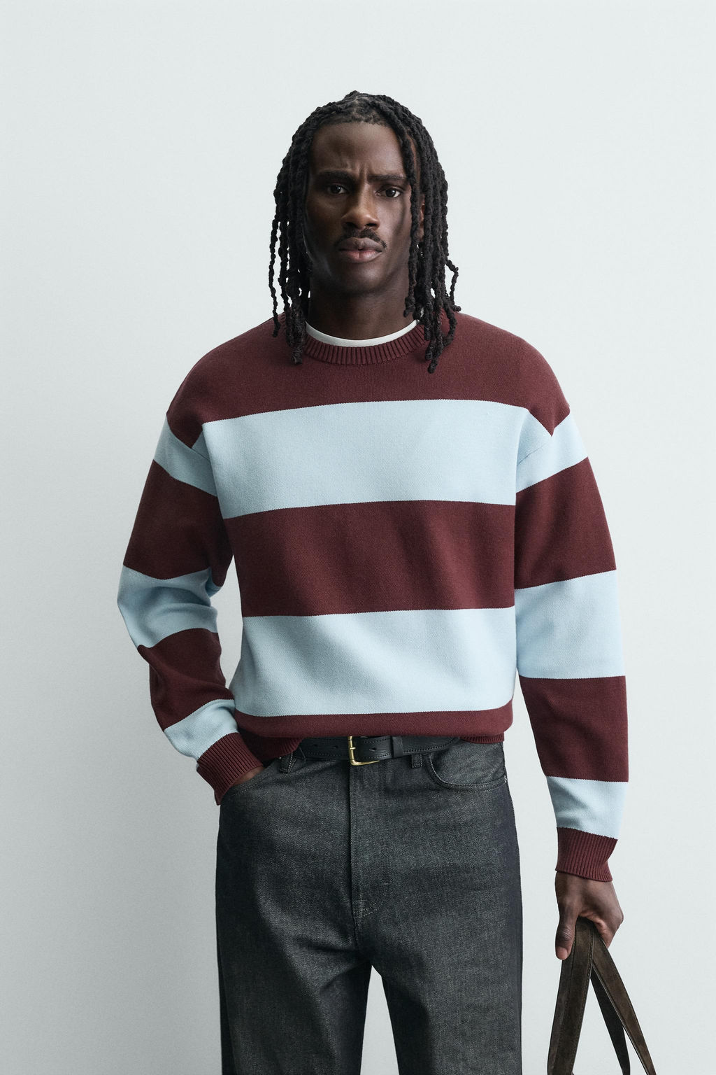 JERSEY ESTRUCTURA SOFT / Rayas - Zara фото 2
