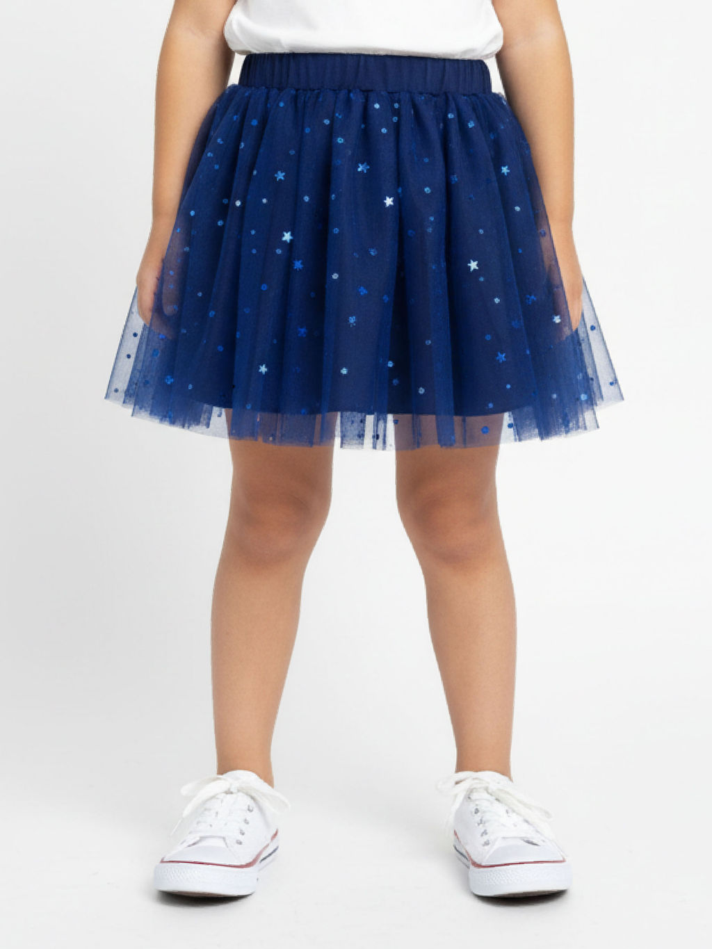 Юбка пачка из фатина 22-4796 синяя сетка - Mini maxi фото 7