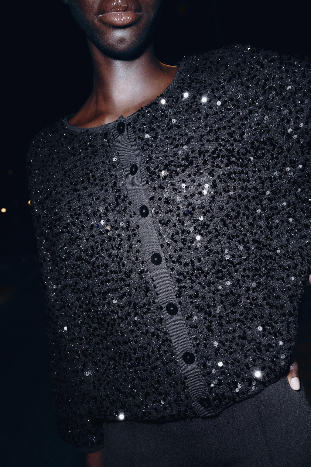 SEQUIN CARDIGAN - Zara фото 5