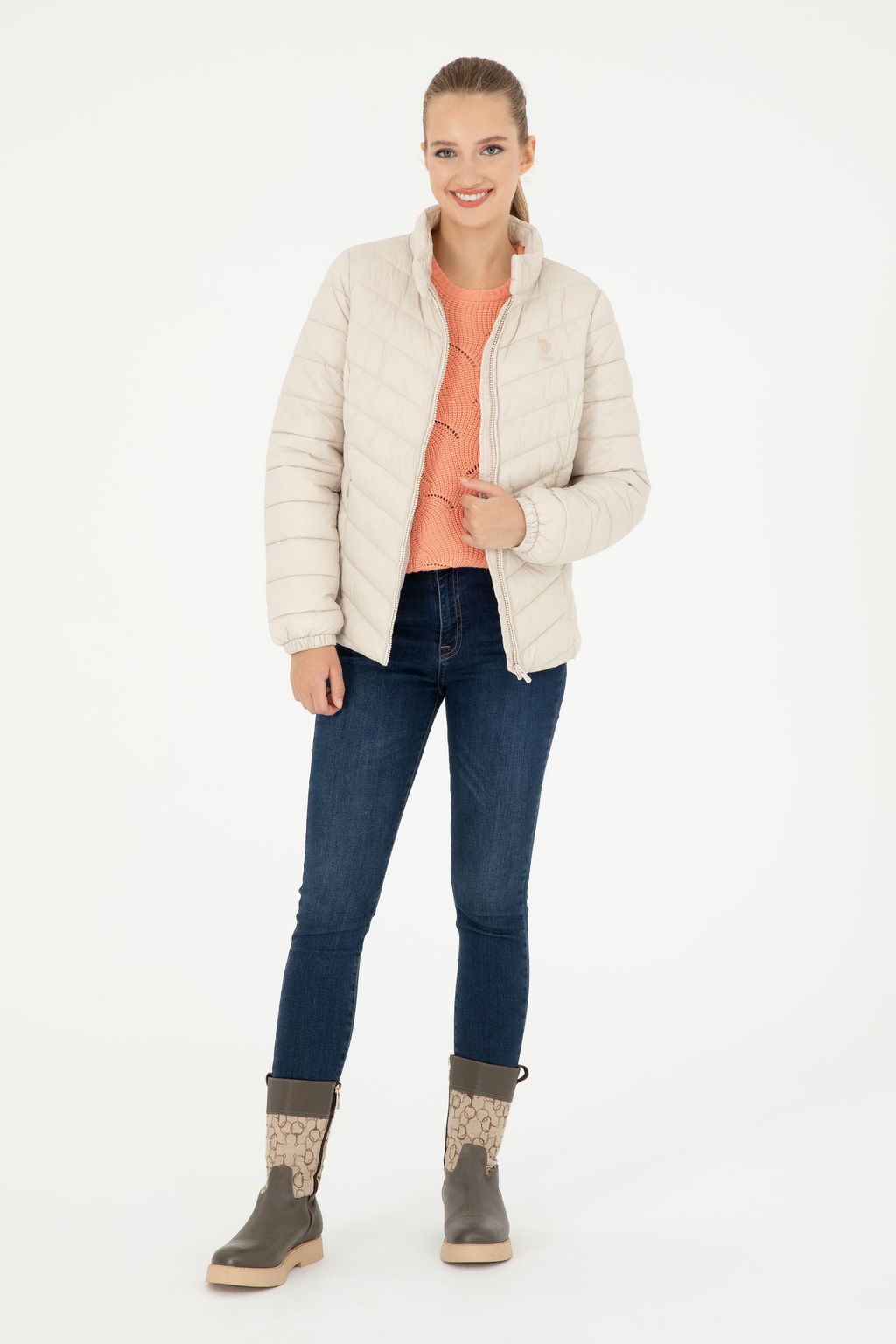 Женское каменное пальто Неожиданная скидка в корзине - U.s. polo assn фото 4