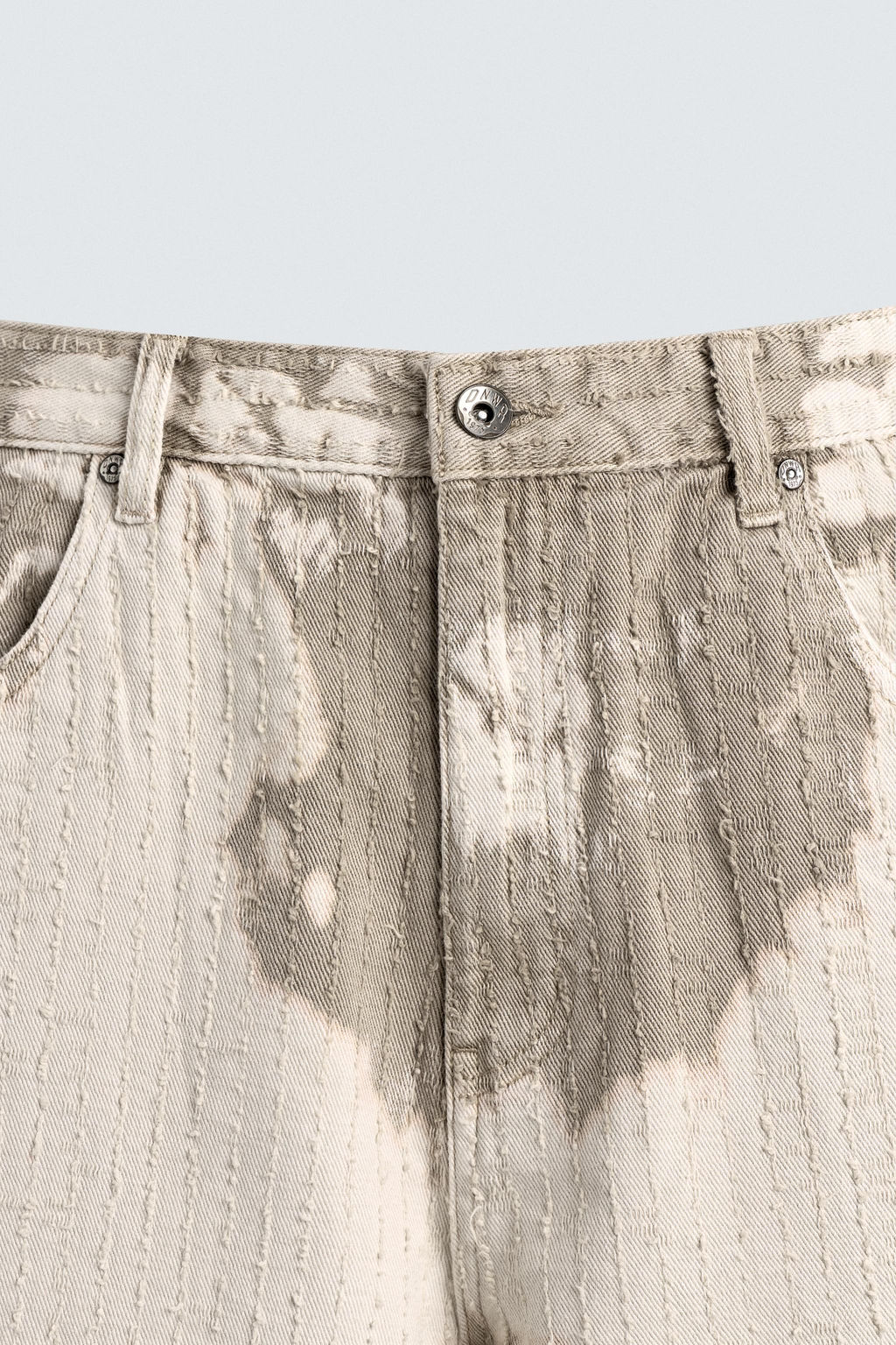 TEXTURED STRIPE BERMUDA SHORTS - Zara фото 9