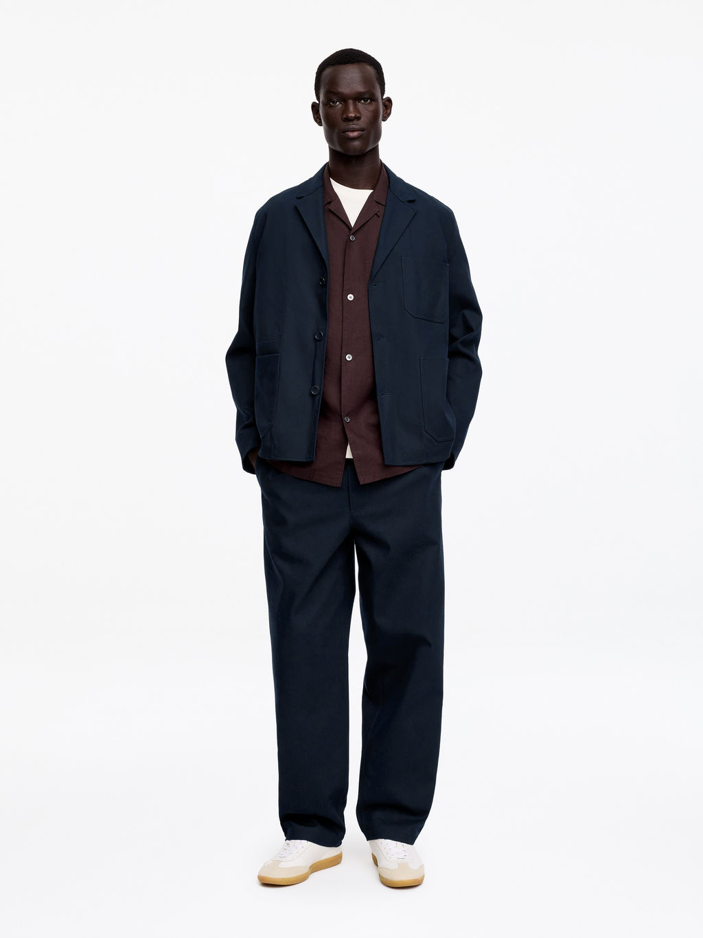 Pantalones de lino y algod?n loose fit - H&m фото 4