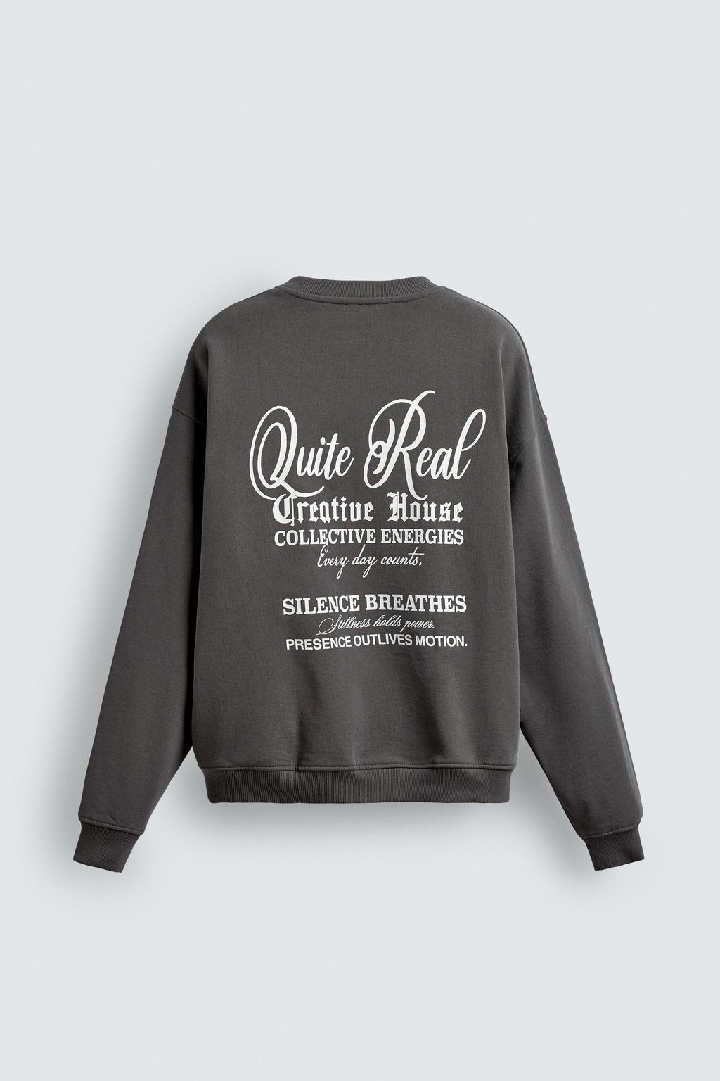 PRINTED CREW NECK SWEATSHIRT - Zara фото 8