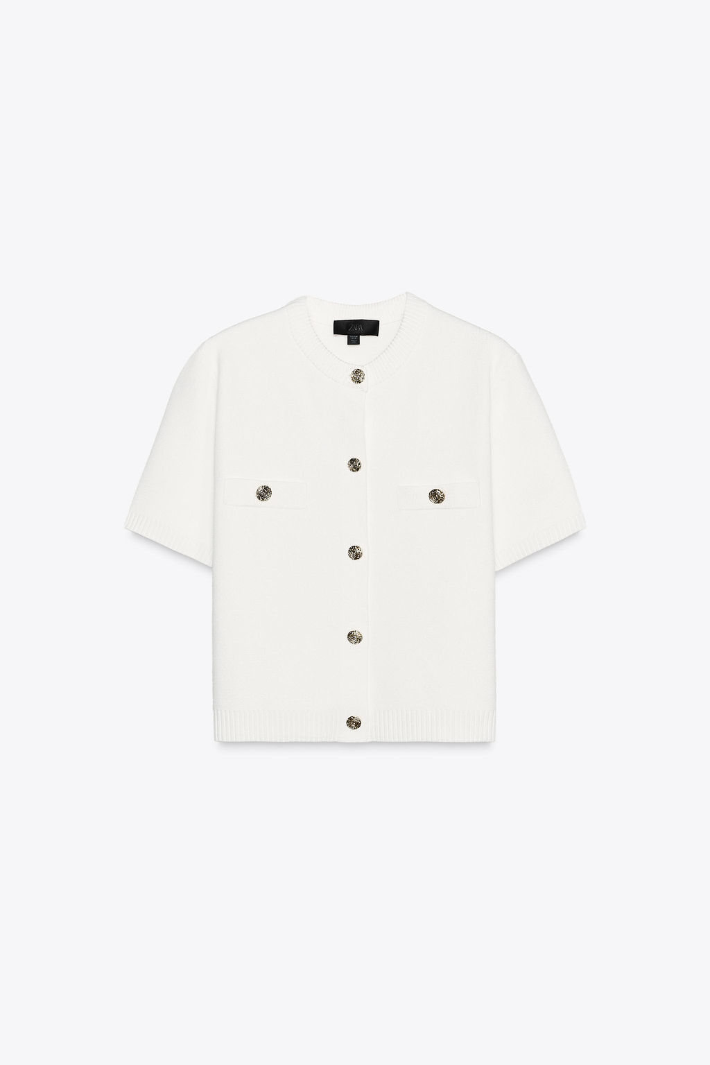 SHORT SLEEVE KNIT CARDIGAN - Zara фото 30