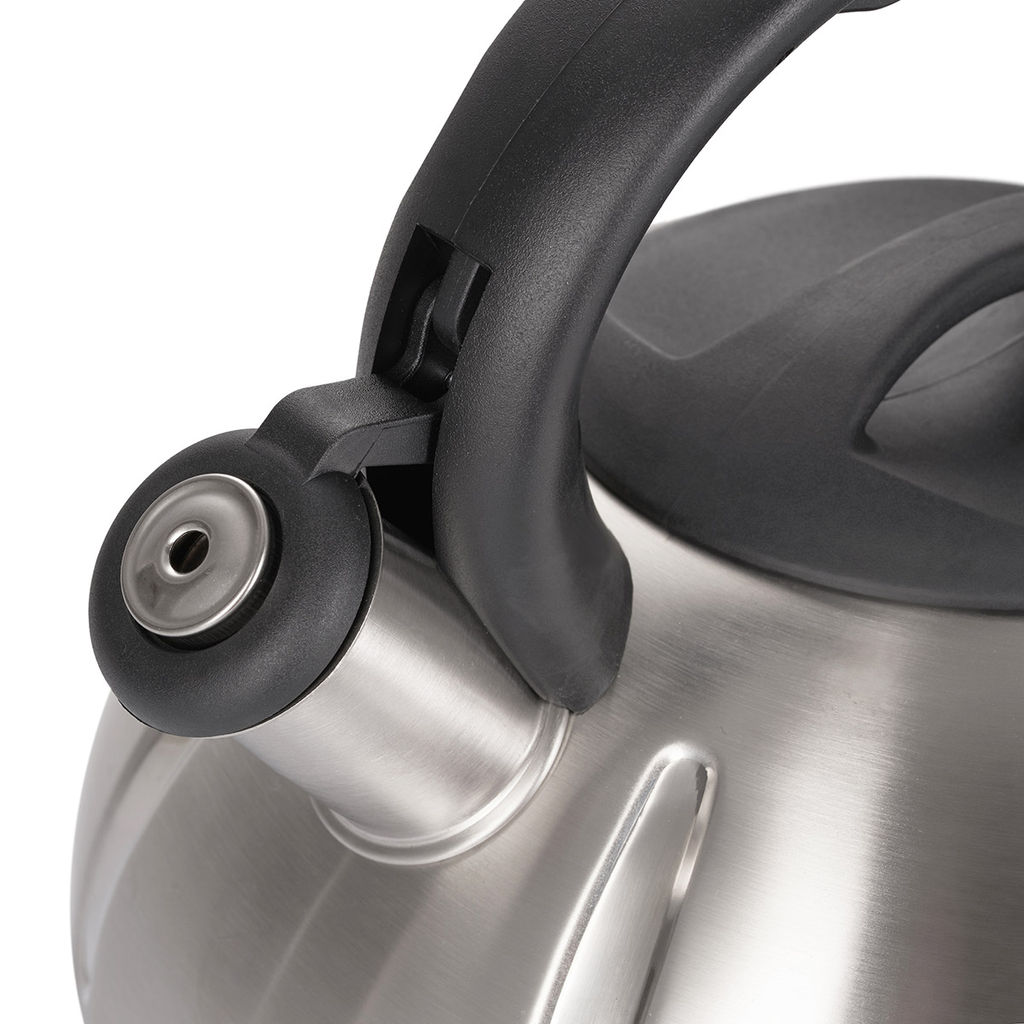 8520 GIPFEL Чайник для кипячения воды COSMO 3л со свистком, c индукционным дном. Материал: нержавеющая сталь 18/10. Толщина: 0,6мм  фото 2