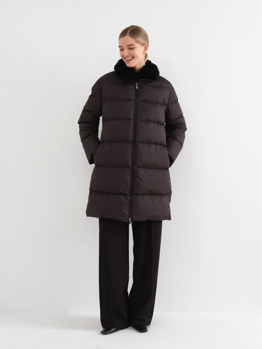 Conso/WDMF 230536 - nero Пуховое пальто