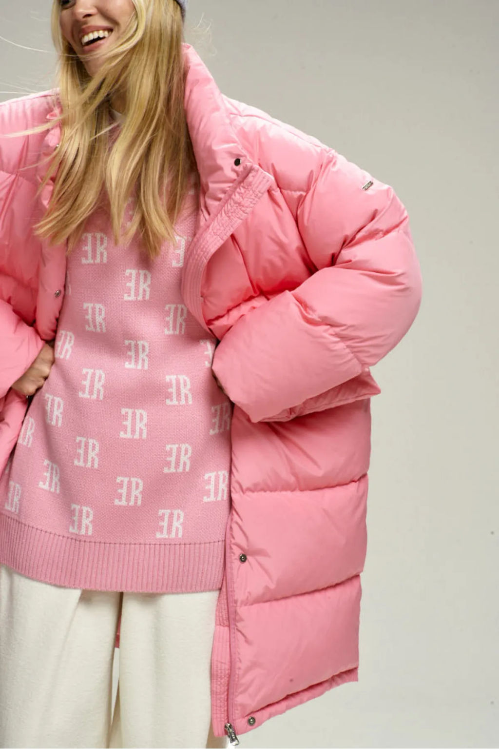 Пуховик удлиненный Pink - Erist store фото 8