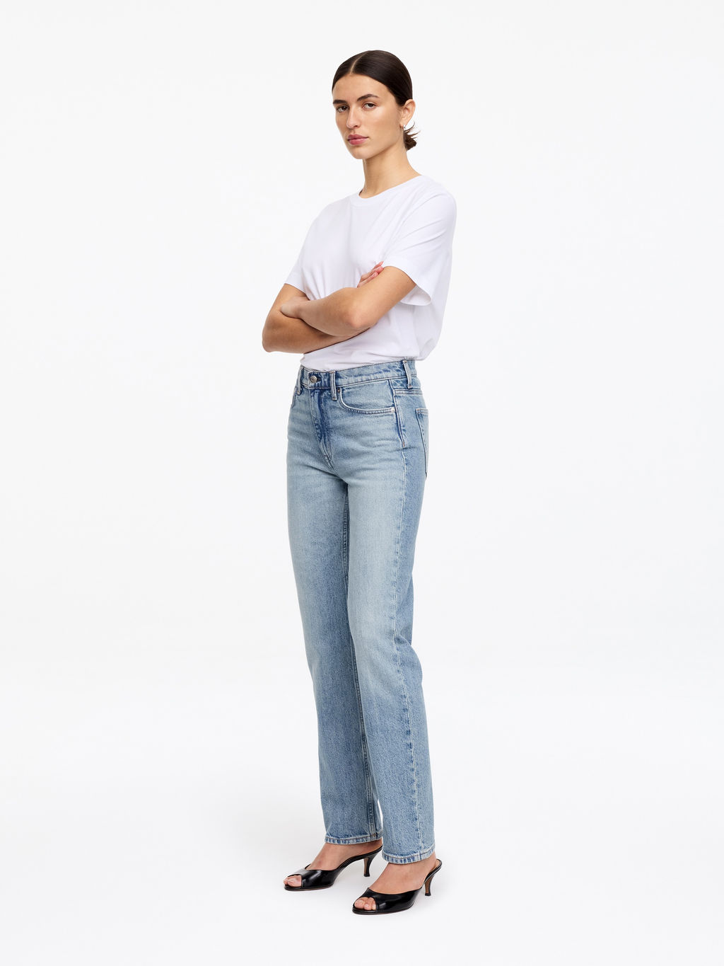 Vaqueros largos slim Jade - H&m фото 7