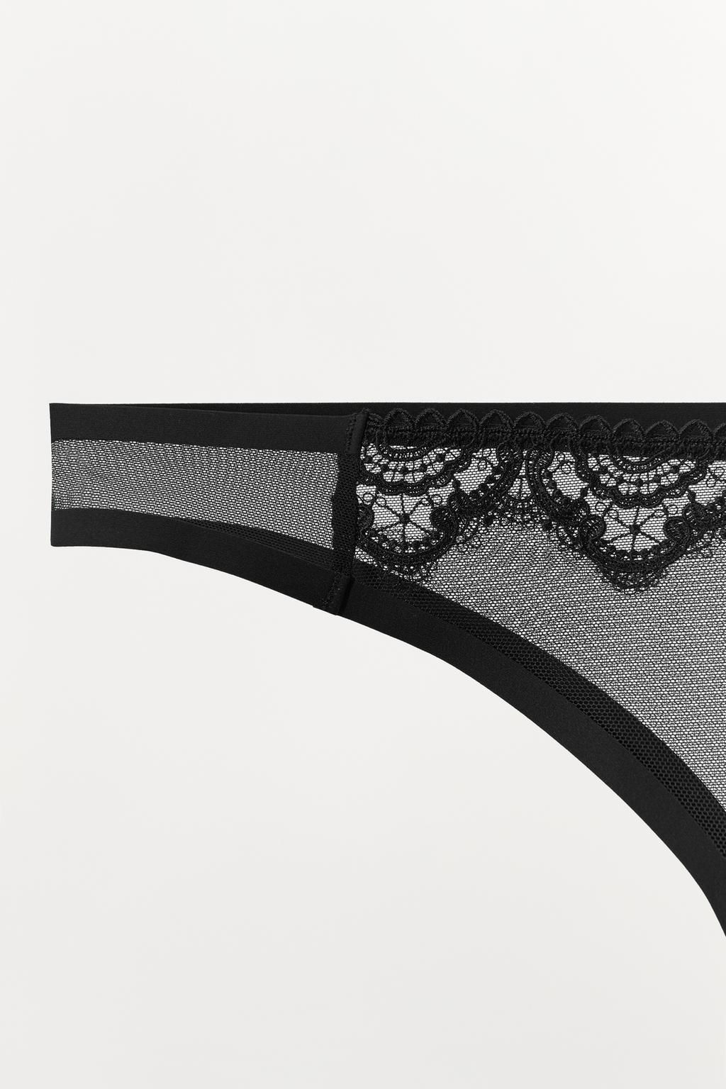 MESH LACE BRIEFS - Zara фото 7