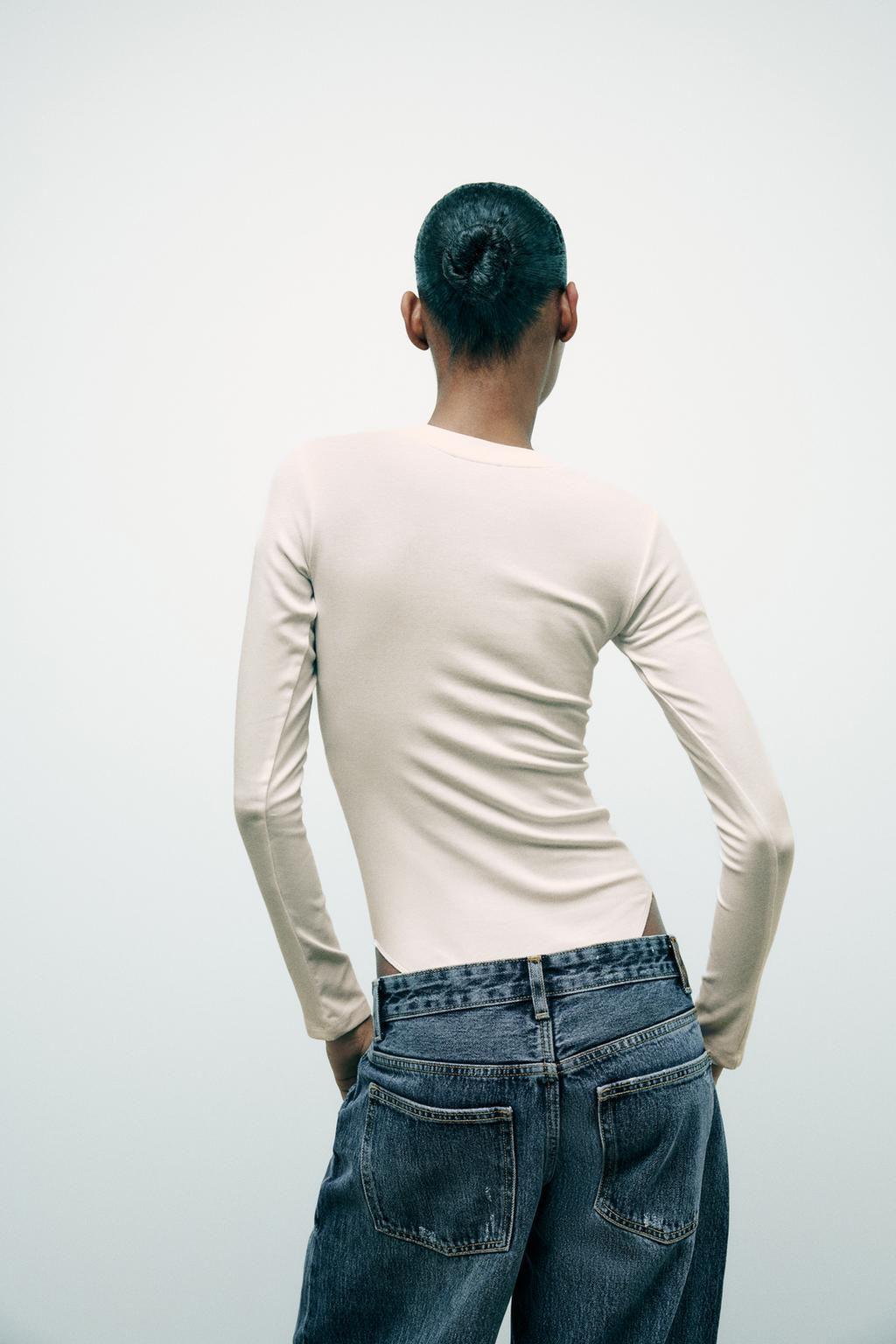 COTTON MODAL BODYSUIT - Zara фото 35