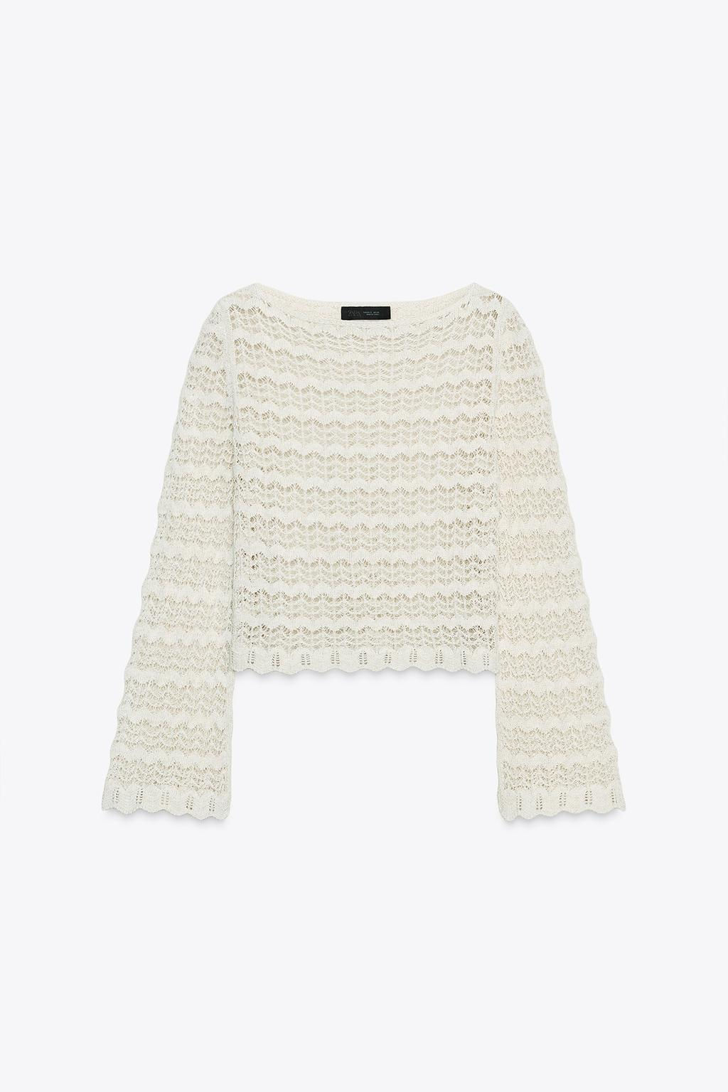 POINTELLE KNIT JUMPER - Zara фото 4