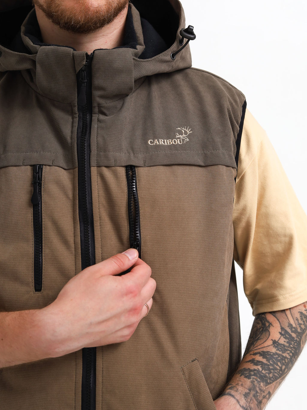 Жилет Тунгус с капюшоном - Тайга фото 4