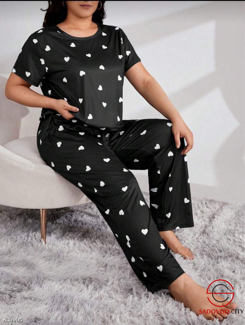 Пижама женская с принтом