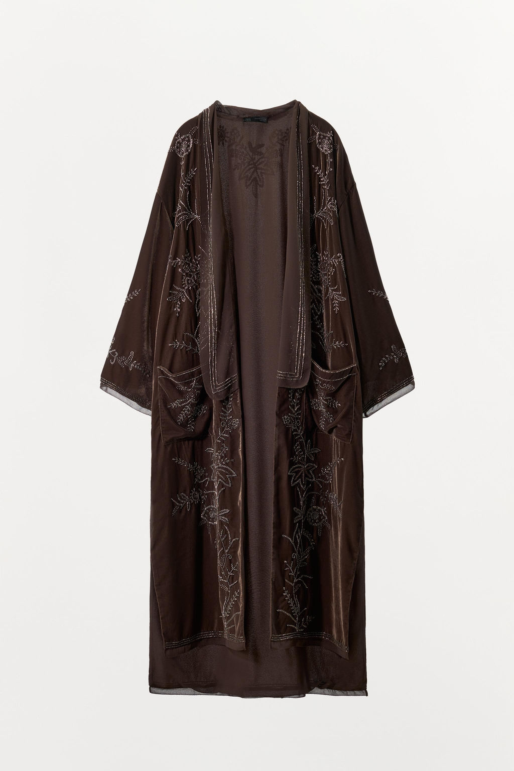 VELVET BEADED KIMONO - LIMITED EDITION - Zara фото 6