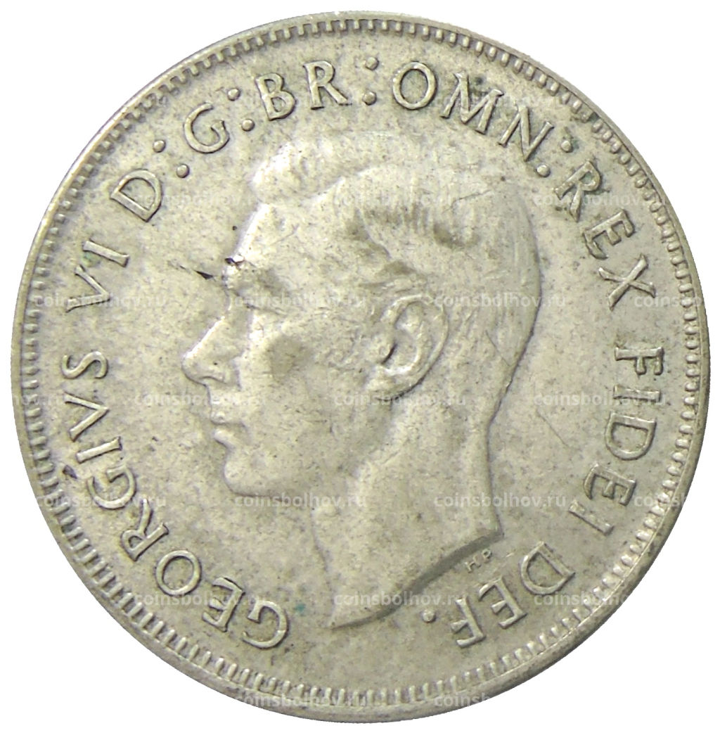 1 флорин (2 шиллинга) 1951 года Австралия 50 лет Федерации