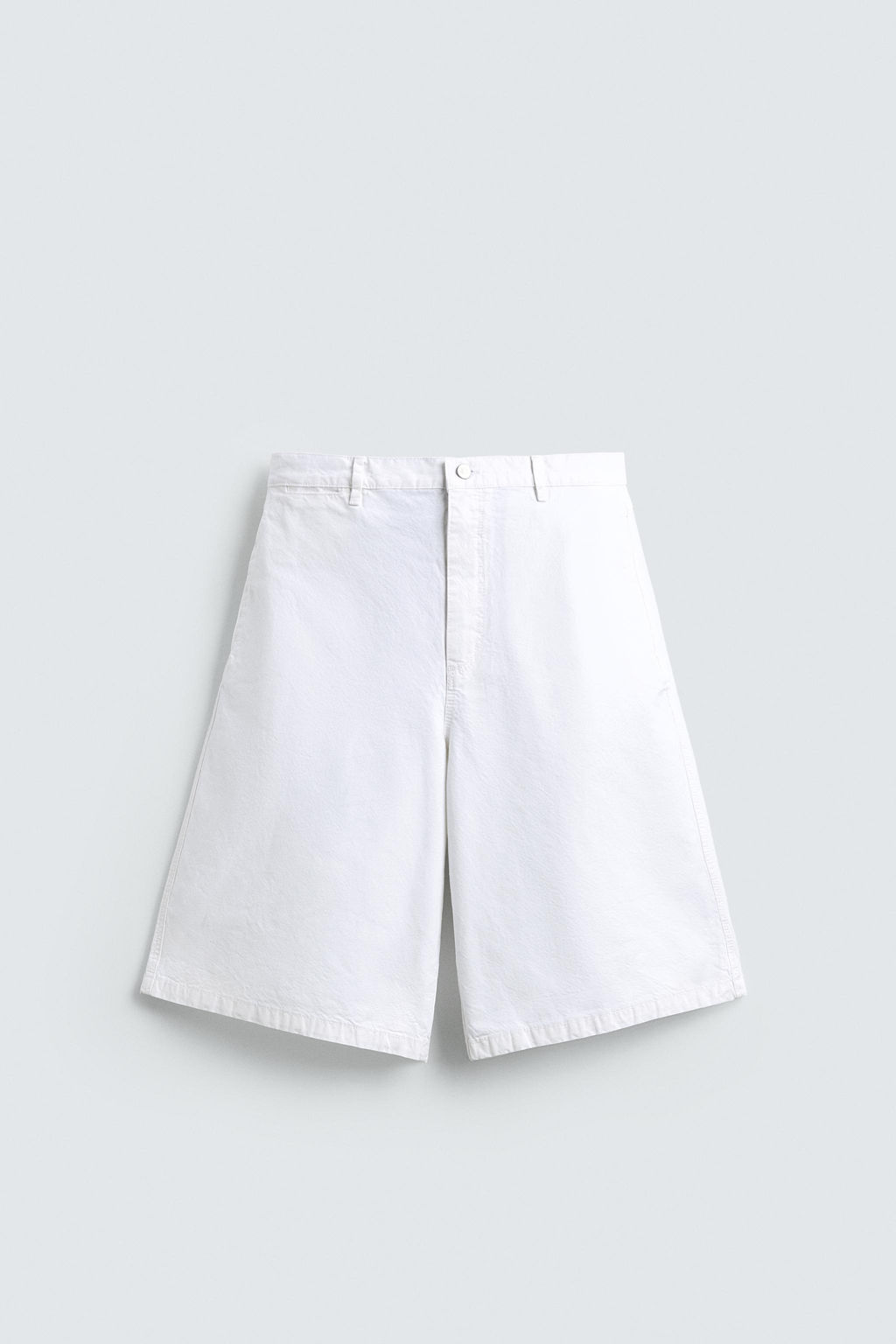 BERMUDA CHINO RELAXED FIT / Blanco