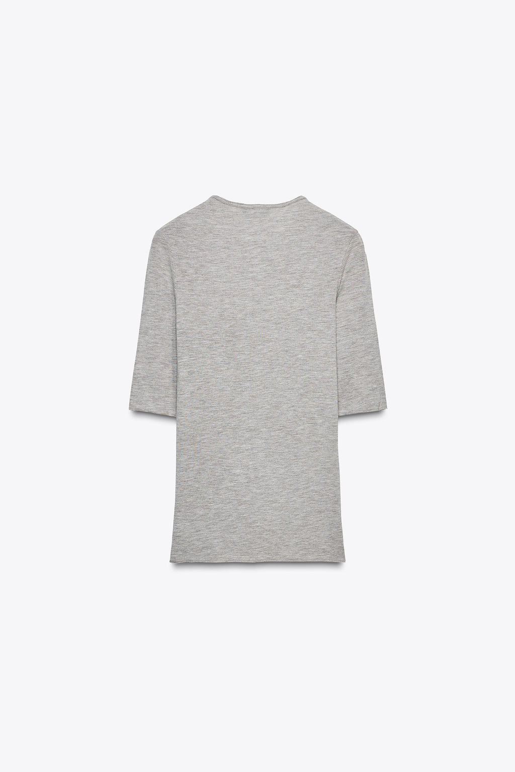 THREE-QUARTER SLEEVE T-SHIRT - Zara фото 6
