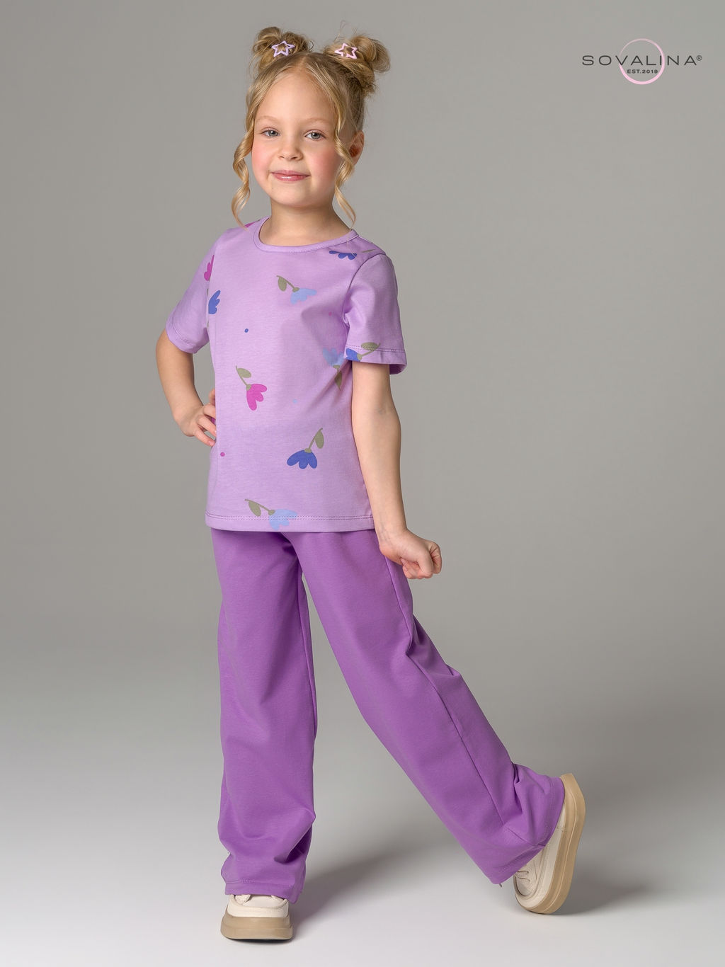 Костюм Лето сиреневый колокольчик-сирень - Sovalina фото 2